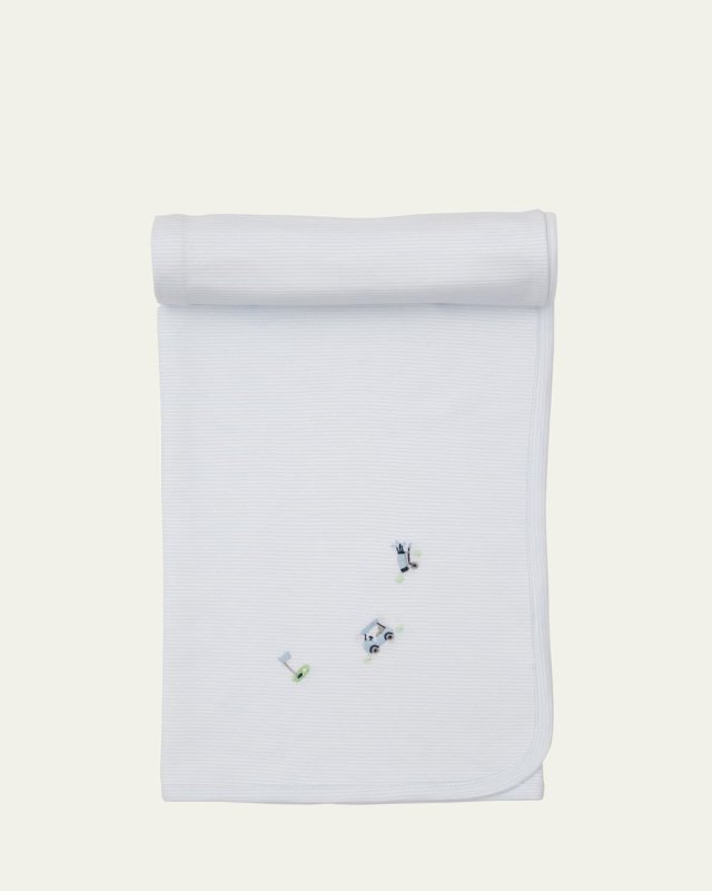 Boy's Premier Fairway Foursome Embroidered Blanket